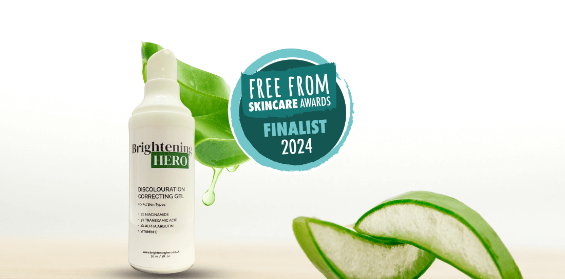 Brightening Hero's journey to the Free From Skincare awards